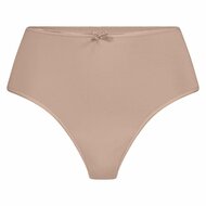 RJ Pure Color maxi string extra hoog - Café Latte