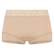 RJ pure color ladies short/lace - Café latte